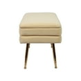 thumbnail image 2 of Ziva Storage Blush Velvet Bench TOV Furniture, 2 of 11