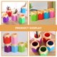 thumbnail image 2 of 5pcs Pencil Shaped Pen Holder Pencil Storage Organizer Cute Desktop Pen Cup Makeup Brush Container, 2 of 4