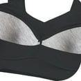 thumbnail image 7 of TEVEQ Women's Wireless Bras V Mesh Comfortable Bralette Supportive Tshirt Bra No Underwire Seamless Push Up Everyday Bras Strapless Lace Tank Top Underwear Thin Breast Gather Adjustable Bra Grey 6Xl, 7 of 7