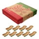 thumbnail image 4 of 20 cajas de pizza de cartón corrugado de 18 cm, vacías, de cartón kraft, para llevar, guardar recuerdos de fiesta, pizza, pasteles, galletas, embalaje reutilizable, 4 of 7