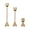 Gold, variant on Elegant European Metal Candle Holders Geometric Decor for Dining Table Living