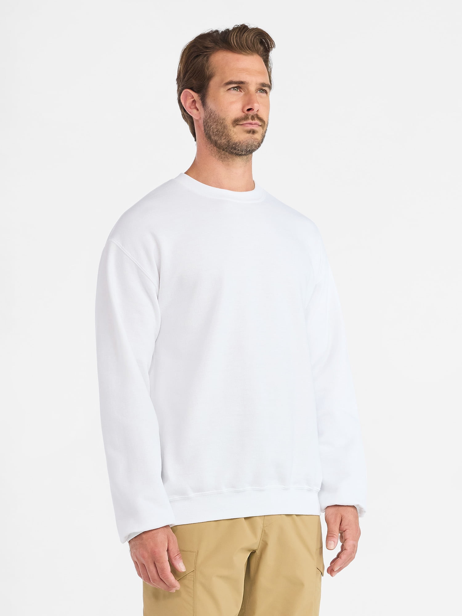 Athletic Works Men's and Big & Tall Men's Fleece Crewneck Sweatshirt, Sizes XS-5XLT