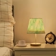 thumbnail image 6 of LED Table Lamp with Touch Controls and Dimming Nightstand Lamp with USB Charging Port Night Light Light Green Marble Texture Pattern Small, 6 of 7