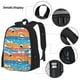 thumbnail image 3 of Easygdp Shark On Line Mochila para Niños y Niñas con Set de Caja de Almuerzo y Estuche para Lápices 3 en 1, Mochila Escolar Estampada para Adolescentes, 3 of 7