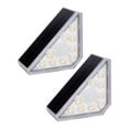 thumbnail image 2 of Solar Stair Lights Solar Powered Deck Lights LED Step Lights Outdoor Step Lights 2 Monocrystalline 6V, 2 of 9
