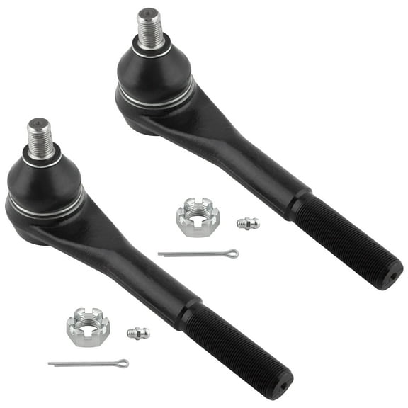 BOXI 2pc Inner Outer Steering Tie Rod Ends Fit for Chevy Blazer 1987-1991 | K10 K20 1981-1986 | C10 C20 C30 P30 1975-1986 | for GMC C1500 C2500 K1500 K2500 1979-1986 | Jimmy 1985-1991 | ES2026 ES2027
