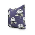 thumbnail image 2 of Floral Bunch 26 Inch Purple Floral Print Decorative Throw Pillow, 2 of 2