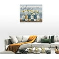 thumbnail image 2 of Bathroom Flower Decor Wall Art Country Bathroom Print Painting Floral Canvas Pictures Modern Home Artwork Decor for Living Room Framed Ready to Hang 12"x16", 2 of 6