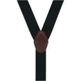 thumbnail image 2 of CTM  1.375 Inch Wide Solid Color Y-Back Double Clip-End Suspenders (Men), 2 of 3