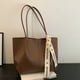 thumbnail image 4 of Bolso de hombro informal de moda para mujer, bolso de mano, bolso de mensajero, cartera, bolso de hombro de PU, 4 of 6
