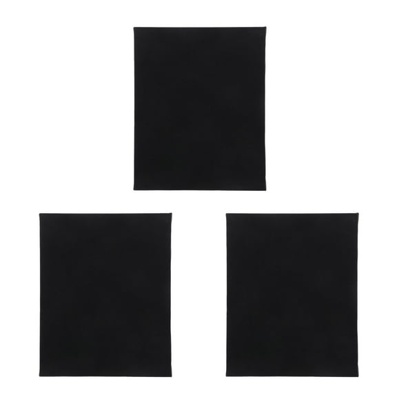 Masteelf 3pcs Black Stretched Canvas Boards for Painting for Acrylic Oil and Watercolor Art Blank Canvases for Artists and Kids DIY Projects 20cm