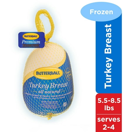 Butterball, Frozen Whole Turkey Breast, 5.5-8.5 lb Bag