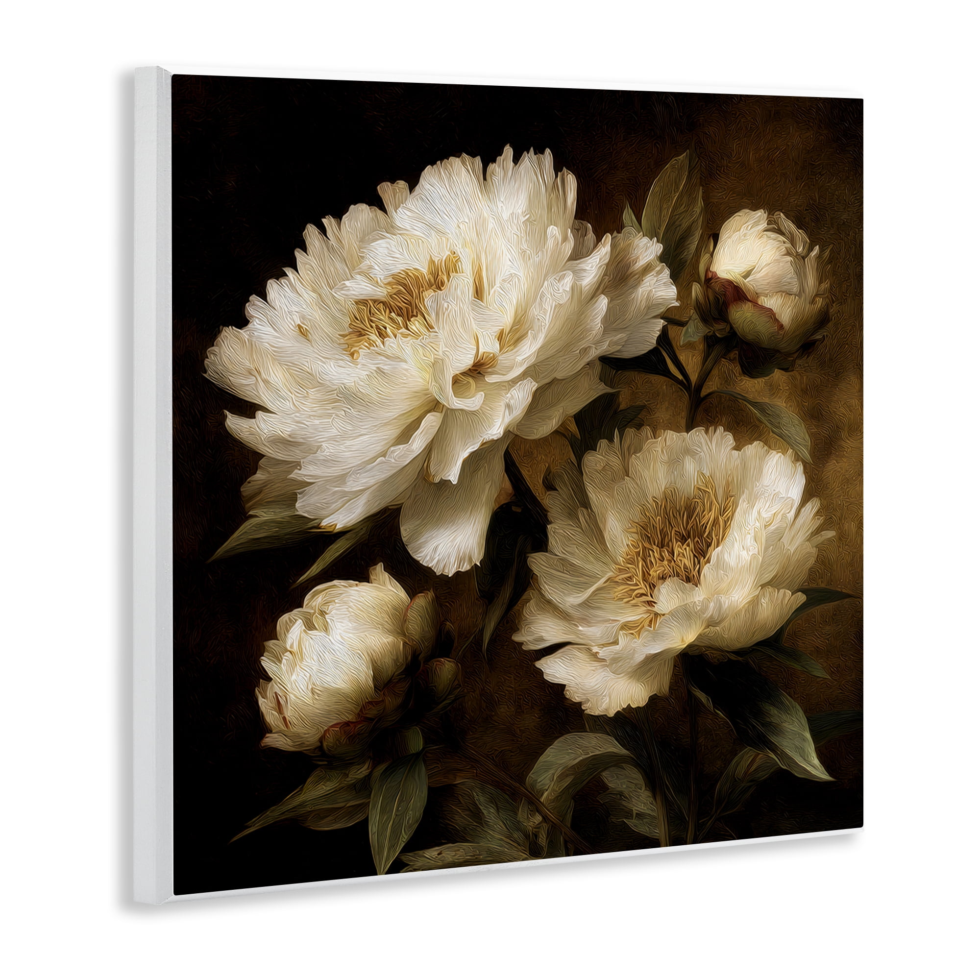 Stupell Industries Dreamy Vintage Peony Elegance Wall Plaque Art, design by Petal Prints Design