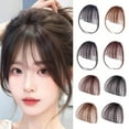 thumbnail image 4 of High Temperature Resistant Synthetic Hair Bangs - Natural Black, Light Brown, Dark Brown, Brown Black - Suitable for All Face Shapes, Easy to Style, Long-Lasting Volume, 4 of 10