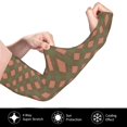 thumbnail image 3 of Picia Green and Pink Squares Arm Sleeves for Men and Women - Tattoo Cover Up UPF 50+ Cooling Sports Sleeve for Basketball Golf Football-One Size, 3 of 8