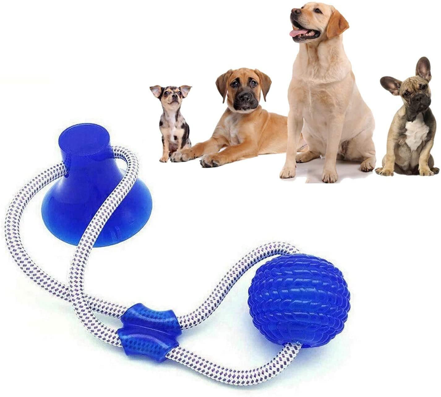 Suction Cup Dog Toy, Dog Chew Toys for Aggressive Chewers