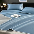 thumbnail image 3 of Xihbxyly Colchoneta de Verano para Dormir, Diseño Plegable de Ratán, Superficie Transpirable y Fresca, Cómoda Alternativa a La Cama, Ideal para Uso En Dormitorios y Escuelas, Antideslizante, Disponib, 3 of 7