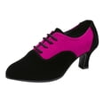 thumbnail image 1 of Chaussures Simples Antidérapantes d'Intérieur pour Femmes, Patchwork, Semelle Souple, Danse Latine, 1 of 9