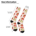 thumbnail image 2 of KLL Strawberries Print Cool Socks Men's Women's Crew Socks Funny Crazy Novelty Stockings, 2 of 6