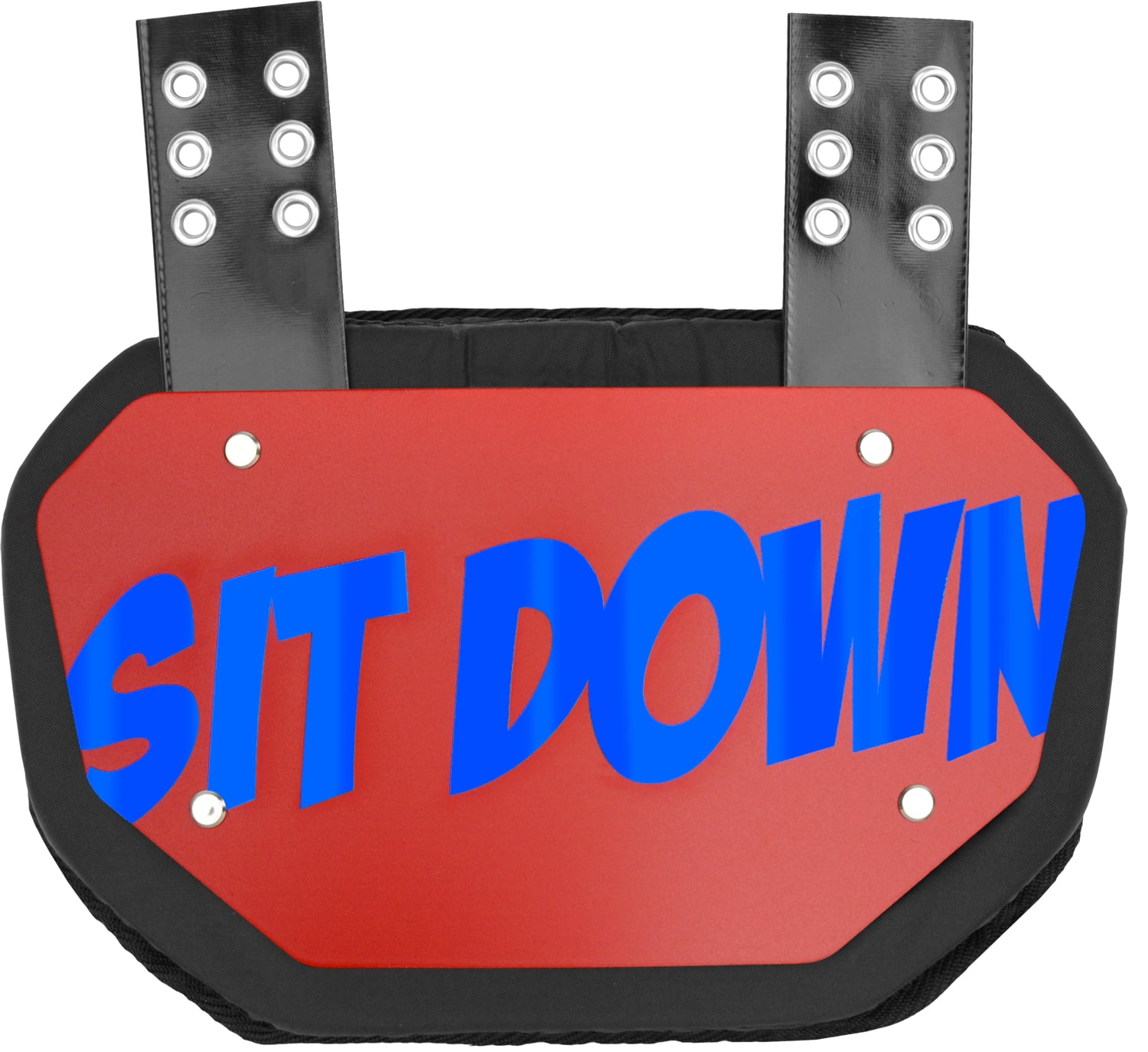 Sports Unlimited Sit Down Football Back Plate for Shoulder Pads