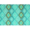 thumbnail image 1 of Ahgly Company Indoor Rectangle Southwestern Turquoise Blue Country Area Rugs, 5' x 7', 1 of 4