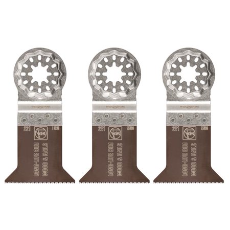 UPC: 4014586400075 | Fein 63502221270 Bi Metal Precision Oscillating Blade  2 x 2 Inches  3 Pack