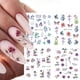 thumbnail image 2 of 4 unids/set de dijes, pegatinas de hojas de flores para uñas, calcomanías de acuarela para decoración de uñas, deslizadores, decoraciones de manicura, láminas de tatuaje, TRSTZ1137-1180-1 Tan Jianjun unisex, 2 of 2