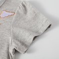 thumbnail image 5 of Maxcozy Toddler Little Girls Unicorn Dress Short Sleeves Casual Summer Jumpskirt Playwear Dresses 6-7T, 5 of 8