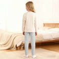 thumbnail image 5 of XIYON Girls Leggings Winter Girls Leggings Thickened Thermal Tights For Toddler To Big Kids Soft Stretchy Base Layer Pants Fashion Trousers 13-14 Years, 5 of 6
