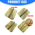thumbnail image 5 of MOMOJIA Antique Carved Metal Cabinet Door Hinges Drawer Door Hinge Decorative Fittings, 5 of 12