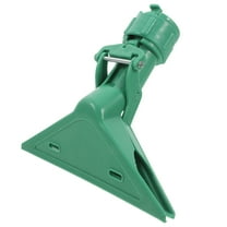 NICEXMAS Light Green Reusable Clamp Mop Mop Handle Clamp for Wall Cleaning with Rags and Towels 1Pack