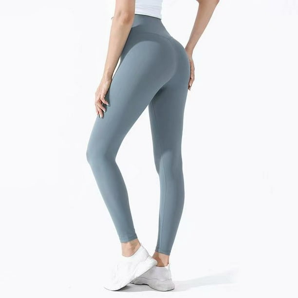 Size: M) women tight leggings yoga pants fitness pants sports pants stretch  exercise fitness sweatpants 
