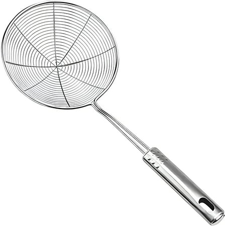 

Jelly Comb Versatile Stainless Steel Spider Strainer Skimmer/Ladle for Cooking and Frying Kitchen Gadgets Wire Strainer Pasta Strainer Spoon