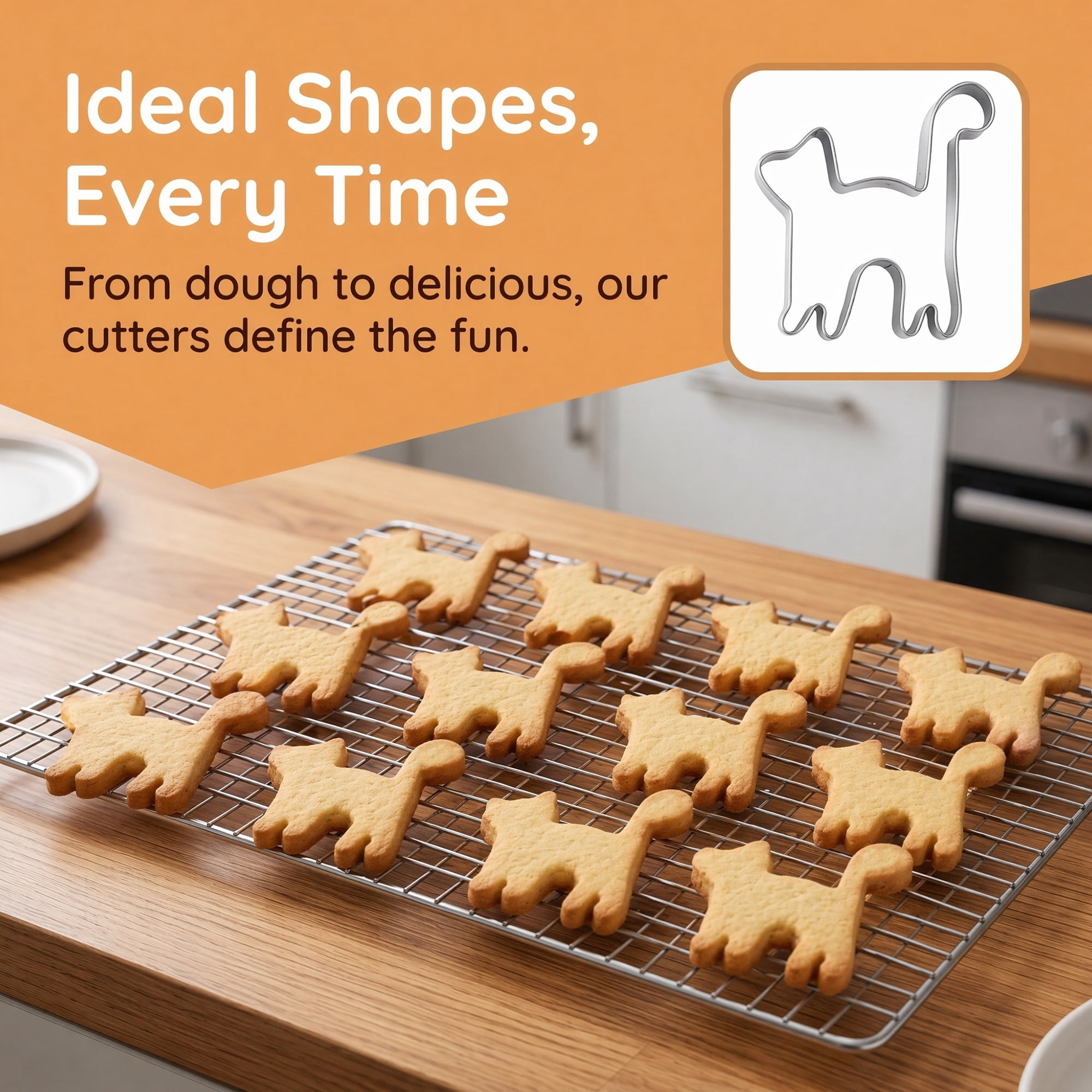 Unique Bargains 6Pcs Stainless Steel Small Metal Cookie Cutters for Baking Silver-3