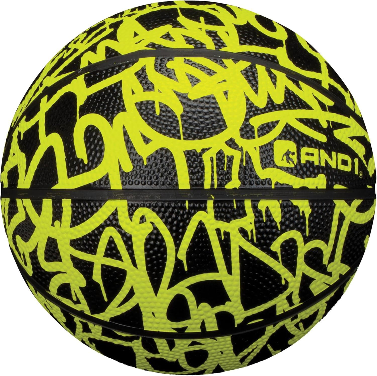 AND1 Mini Basketball 3-Pack - Size 3 (7 Inch) Easy to Grip, Youth Size, Deflated with Pump Included