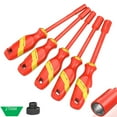 thumbnail image 6 of 1000V Insulation Deep Well Socket Screwdriver With Nonslip Grip Insulated Hand Tool For Electricians And Technicians, 6 of 19