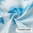 thumbnail image 3 of Blue Marble Shower Curtain, Abstract Blue Ombre Shower Curtain for Bathroom, Simple Modern Waterproof Fabric Shower Curtain Set with Hooks 36"W x 72"L (Pack of 1), 3 of 6