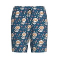 thumbnail image 4 of Easygdp Astronaut Corgi Dog Men's Short Pajama Pants, Sleep Shorts, Household Pants, Casual Pants with Pockets - Large, 4 of 9