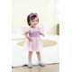 thumbnail image 2 of Body sin mangas con volantes y tul para niña, color morado, 6-12 m, 2 of 6