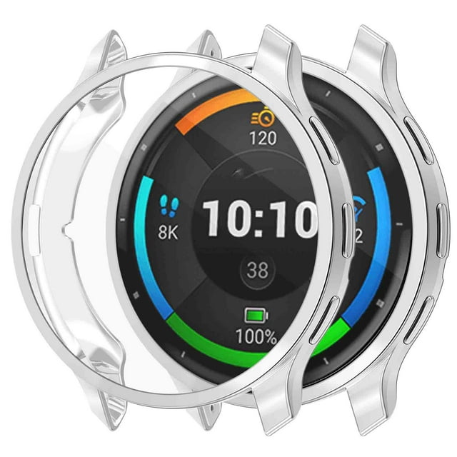 Étui de Protection TPU Compatible avec Montres Intelligentes, Couverture Complète, Étui en Gel Souple Électroplaqué