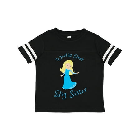 

Inktastic World s Best Big Sister Gift Toddler Toddler Girl T-Shirt