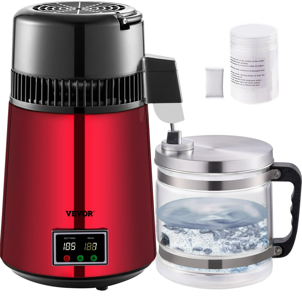 VEVOR Water Distiller, 4L Distilled Water Maker, Pure Water Distiller