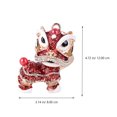 thumbnail image 5 of CIMAXIC Key Ring 1Pc Rhinestone Keychain Creative Key Pendant Keyring Chinoiserie Accessory,4.72"X3.15"X3.15", 5 of 5