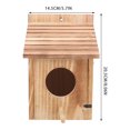 thumbnail image 3 of Miangastore Wooden Bird House Garden Nesting Box Hanging Bird House Bird House for Nesting, 3 of 9