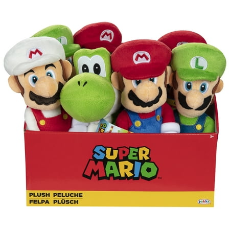 Super Mario Bros 9 inch Collectible Plush Figure Assortment