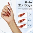 thumbnail image 6 of modelones Gel Nail Glue 9 in One Base Gel and No Wipe Top Coat Set 2Pcs for Gel Nail Polish Adhesive Nail Extension Gel Rhinestone Glue Nail Art LED Need 15ml, 6 of 9