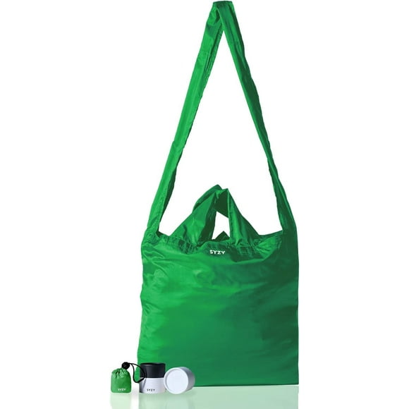 UTAH-World's Most Compact Travel Tote Bag Portable Shopping Beach Market Bag - Reusable Collapsible Stuffable