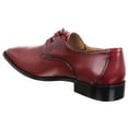 thumbnail image 5 of LIBERTYZENO Men's Classic Formal Oxford Shoes Lace up Leather Dress Shoes, Burgundy, 5 of 8
