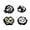 Carbon fiber, variant on TINKI Aluminium Alloy Engine Oil Cap Radiator Cap Washer Cap Brake Fluid Cap Cover Trim Compatible with Chevrolet Corvette C8 2020-2023, Engine Cap Cover Set C8 Accessories 4PCS