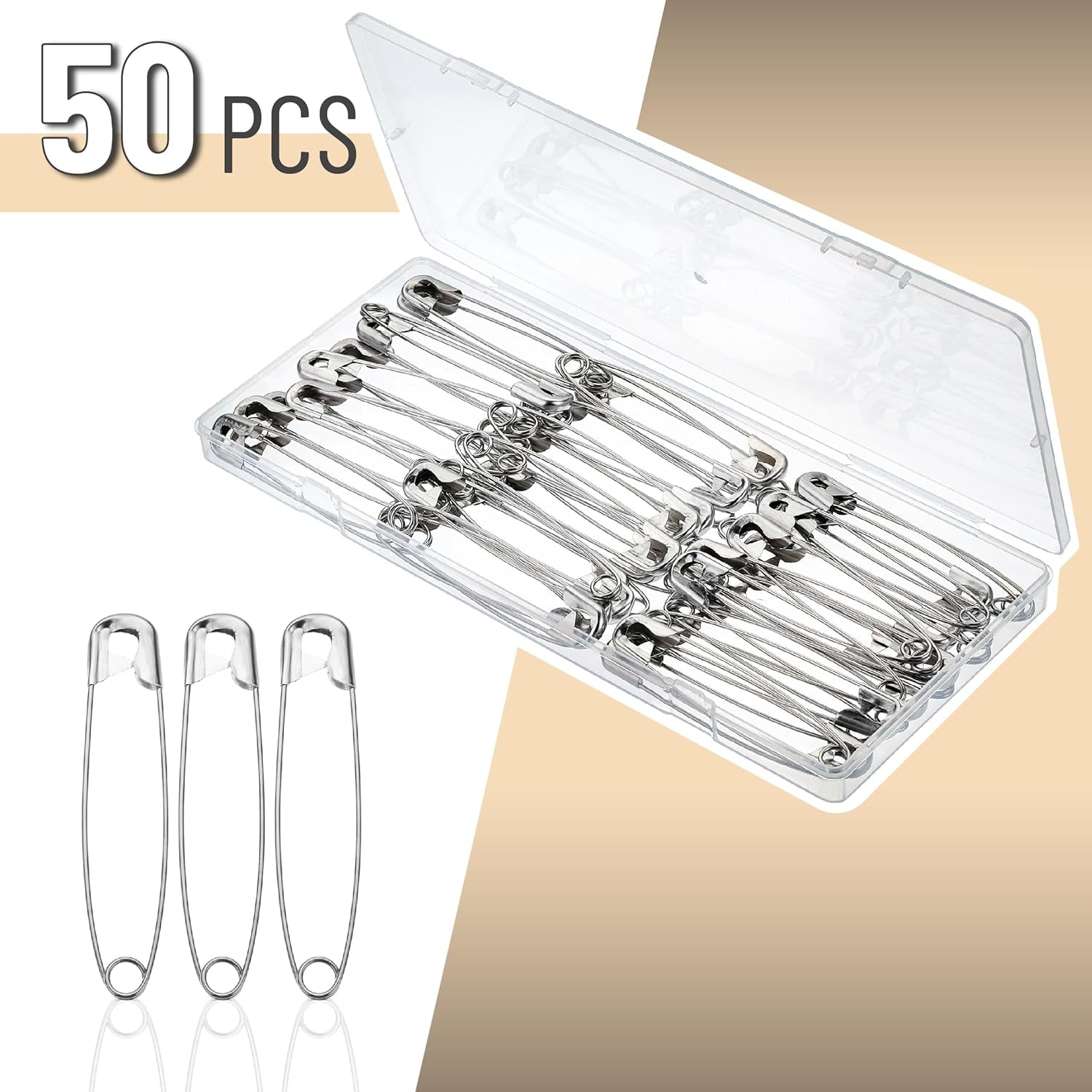 Mr. Pen Safety Pins – 30 Stück, Extra Lang & Stabil Für Kleidung & Basteln